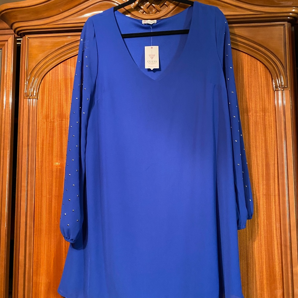 Blue guess dress